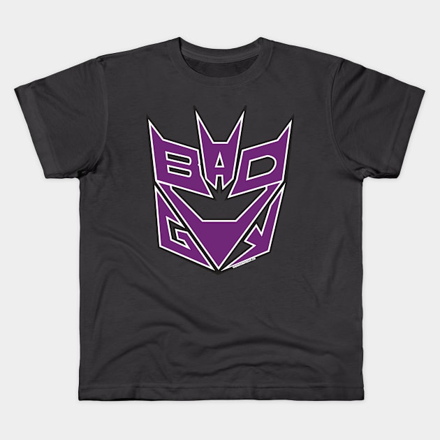 Bad Guy Logo Kids T-Shirt by TransMissions Podcast